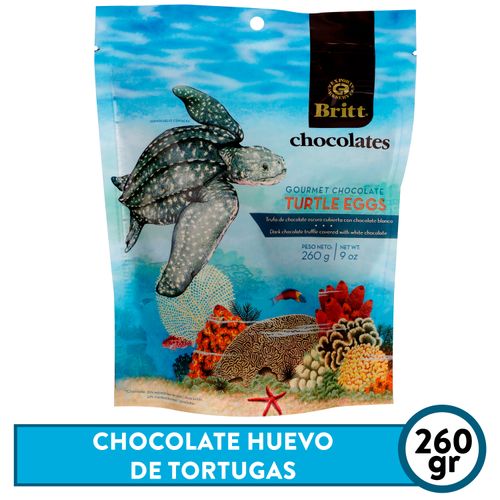 Chocolate Marca Britt Huevo Tortugas -260gr