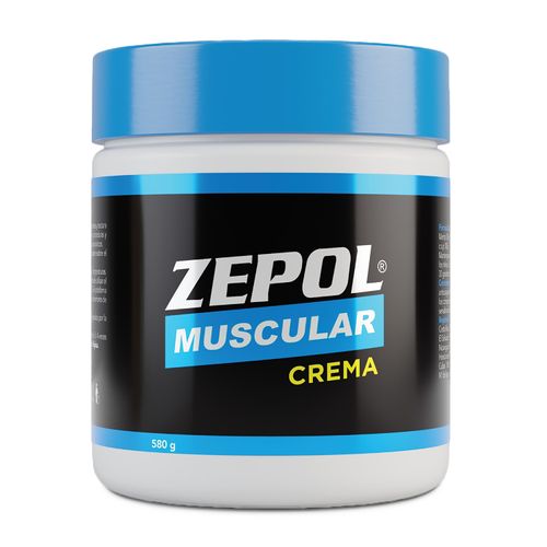 Crema Muscular Zepol, Para El Alivio De Dolores Musculares - 580g