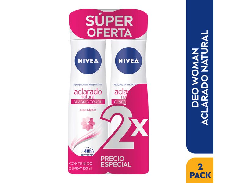 Antitranspirante-Marca-Nivea-Spray-Aclarado-Natural-2Pack-300ml-1-80846