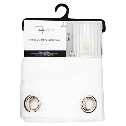Set De 2 Cortinas Sheer Mainstays