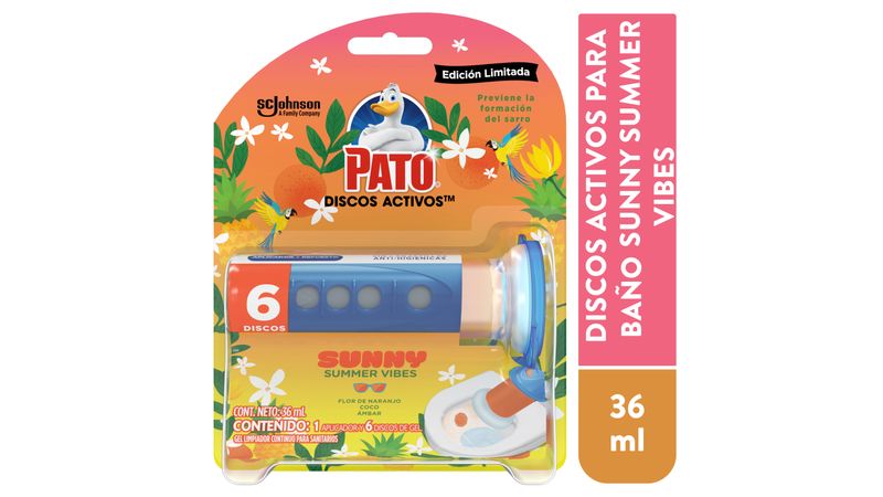 PATO APLICADOR DISCOS WC ACTIVOS + RECAMBIO AZUL 36 ML EDICIÓN LIMITADA