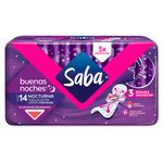 Toallas-Femeninas-Marca-Saba-Nocturna-Flujo-S-per-Abundante-Extra-Larga-Con-Alas-14Uds-1-32003