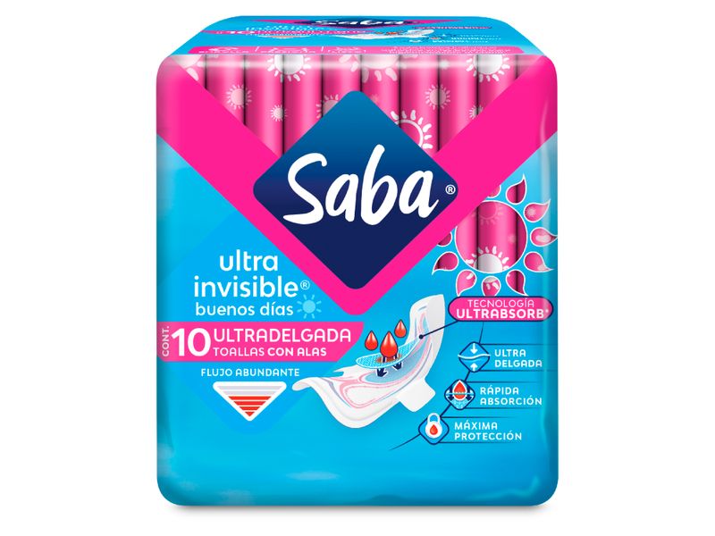 Toallas-Femeninas-Marca-Saba-Ultra-Invisible-Ultradelgada-Flujo-Abundante-Con-Alas-10Uds-1-24561