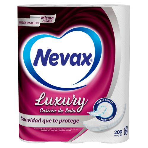 Papel higiénico Nevax Luxury - 24 rollos