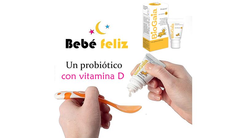 Protectis Baby, Probiótico para bebés en gotas, Con vitamina D, 10