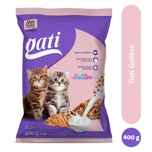 Alimento Gati Gatitos Para Gato Cachorro, Más 2 Meses - 400g