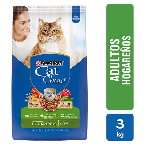 Alimento para gato Cat Chow adulto hogareño - 3 kg