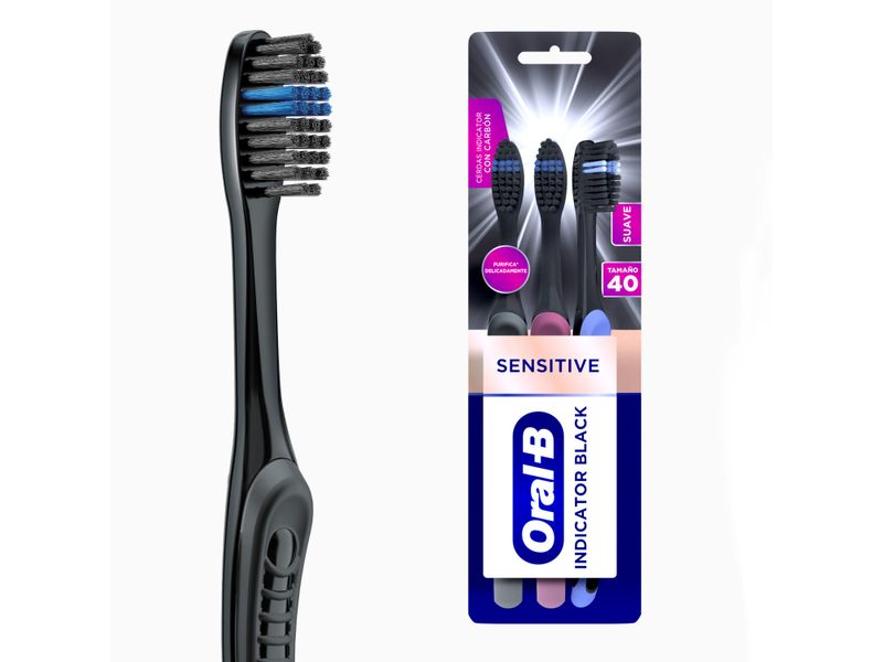 Cepillo-Dental-Marca-Oral-B-Indicator-Black-Charcoal-Suave-3Uds-1-84589