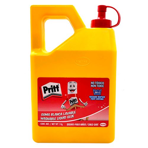 Goma Líquida Blanca Pritt Pegamento Escolar - 1000g