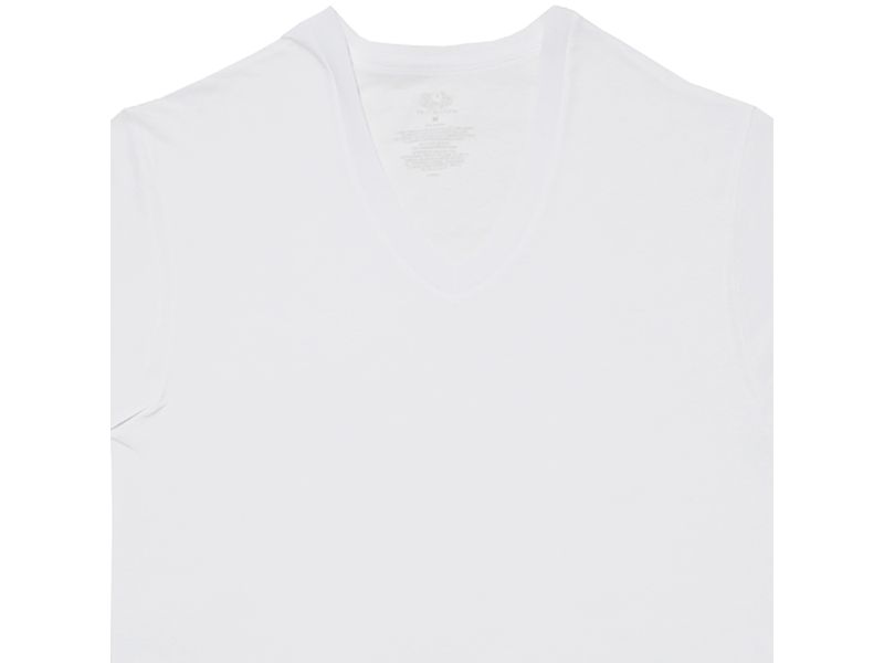 Camiseta-Marca-Fruit-Of-The-Loom-Cuello-V-Color-Blanco-Talla-M-5-88694