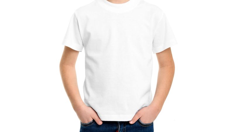 Camiseta blanca niño Turby + - Vive el Sabor