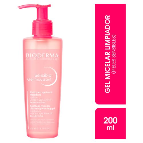 Gel Micelar Limpiador Bioderma, Piel Sensible - 200ml