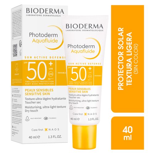 Protector Solar Bioderma Aquafluido Spf50+ - 40ml