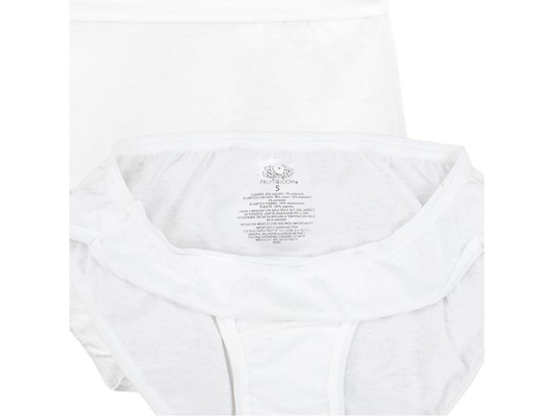 Bikini-Marca-Fruit-Of-The-Loom-para-Dama-Color-Blanco-3-Pack-Talla-S-4-41419