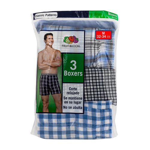 Boxer Fruit Of The Loom Tejido Color Blanco Talla L