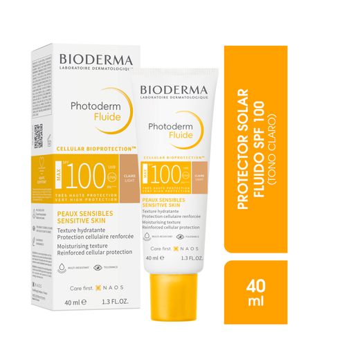 Protector Solar Bioderma con color light - 40 ml