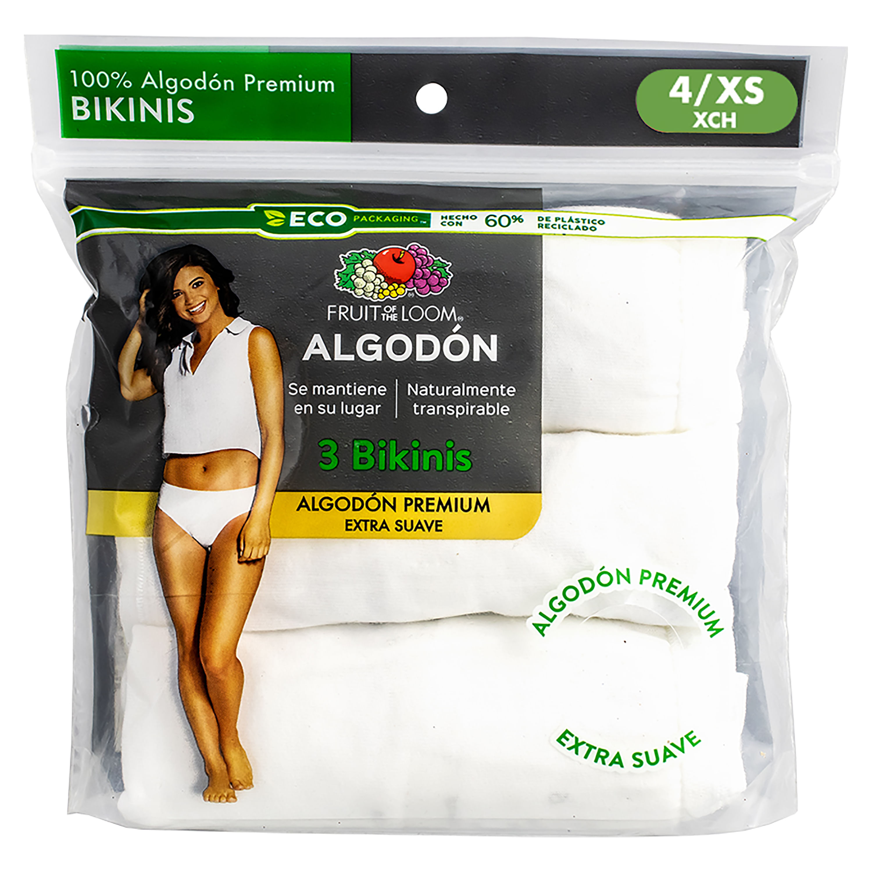 Bikini-Marca-Fruit-Of-The-Loom-Para-Dama-Color-Blanco-Talla-4-1-88677