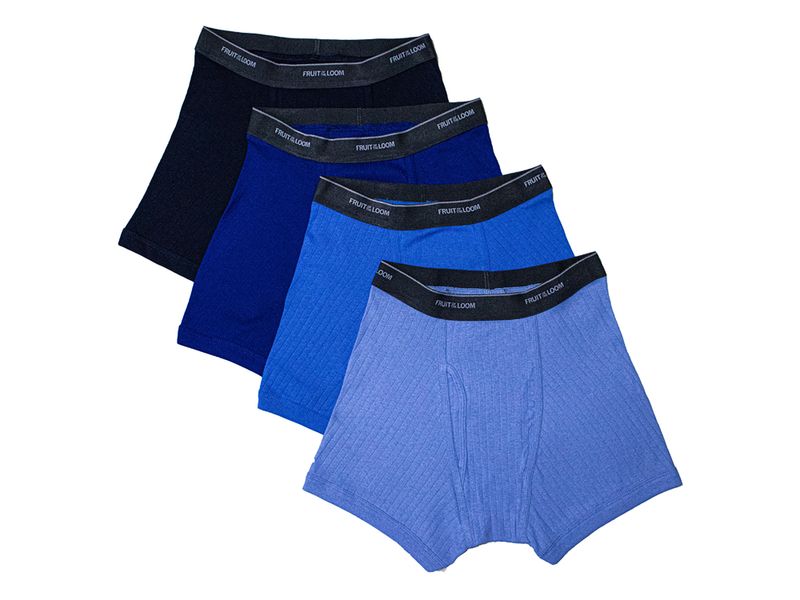 Boxer-Marca-Fruit-Of-The-Loom-Corto-Color-Azul-Talla-L-2-88697