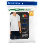 Camiseta-Marca-Fruit-Of-The-Loom-para-Caballero-Cuello-V-Color-Blanco-3-Pack-Talla-XL-1-47169