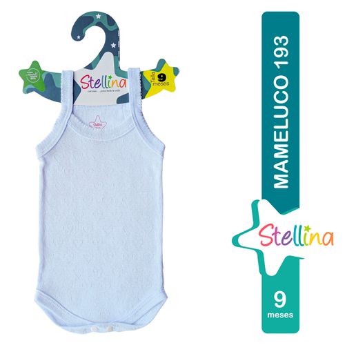 Mameluco 193 Para Bebé Stellina Color Blanco, Talla 9Meses