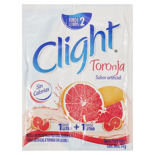 Bebida En Polvo Clight Sabor Toronja -14g