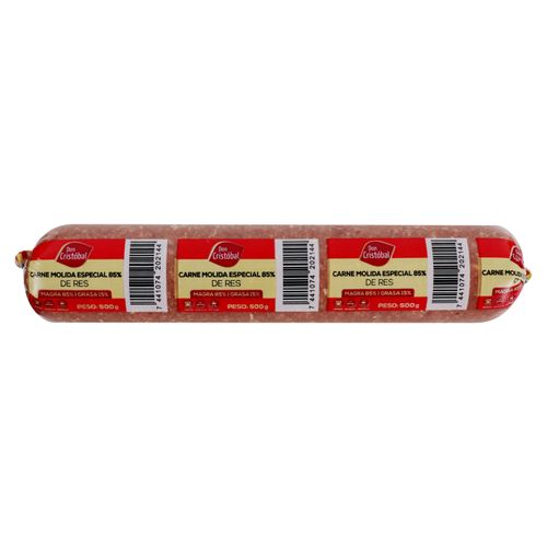 Carne Don Cristobal Molida De Res Especial 85% Magra Y 15% Grasa - 500 g