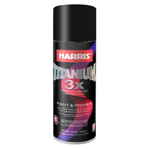 Spray Harris titanium negro 12 onz