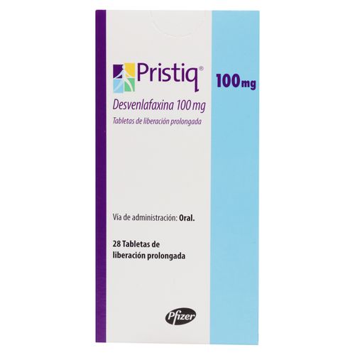 Pristiq Pfizer 100 Mg X 28 Tabletas