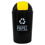 Basurero-Marca-Guateplast-Swing-Para-Reciclaje-Papel-Amarillo-30-Lt-1-88934