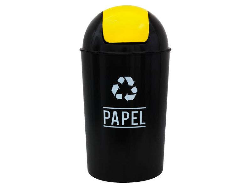 Basurero-Marca-Guateplast-Swing-Para-Reciclaje-Papel-Amarillo-30-Lt-1-88934