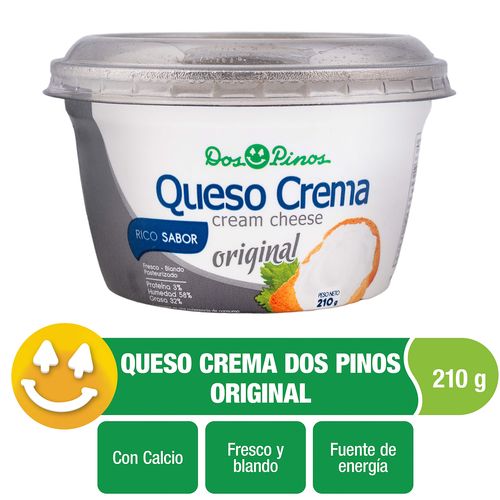 Queso Crema Dos Pinos Original - 210g