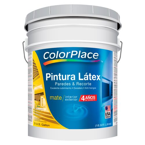 Pintura acrilica Lanco 4 años de garantía, Color Place cubeta deep
