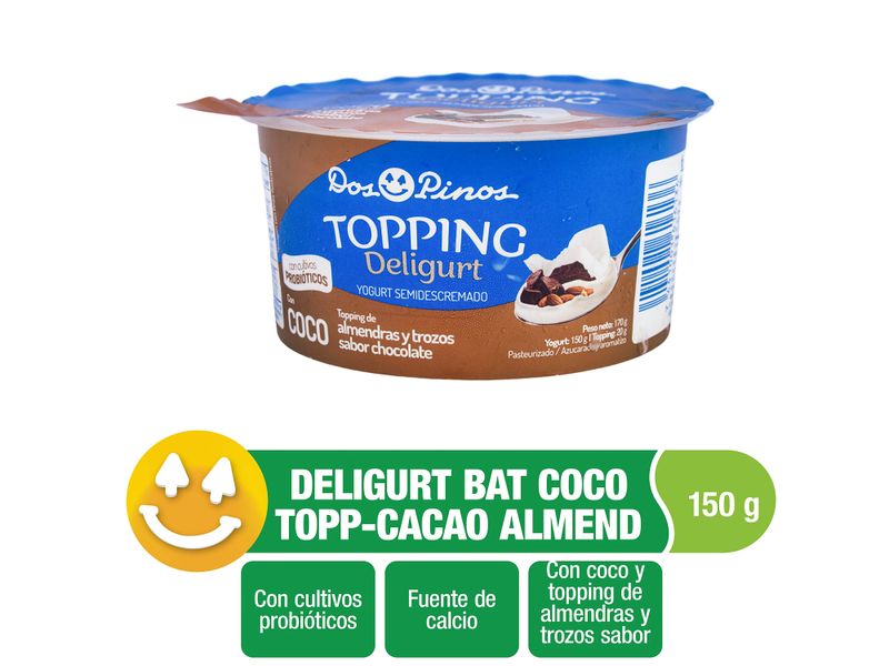 Yogurt-Marca-Dos-Pinos-Deligurt-Con-Coco-Semidescremado-Con-Topping-De-Almendras-Y-Trozos-Sabor-Chocolate-150g-1-26897