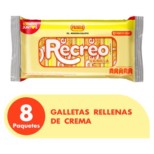 Galleta Pozuelo Recreo Bolsa - 384 g