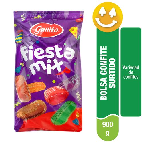 Confites Gallito Fiesta Mix - 900g