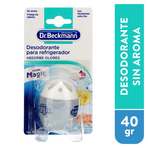 Desodorante Dr Beckmann para refrigerador absorbe olores - 40 g