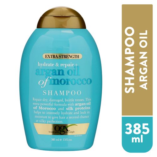 Shampoo Ogx con aceite de argán - 385 ml