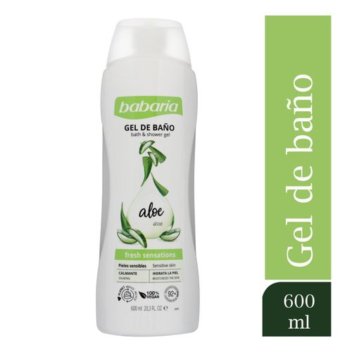 Gel De Baño Babaria Aloe -600ml