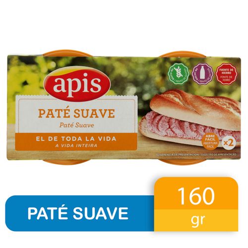 Paté Apis suave higado de cerdo - 160 g