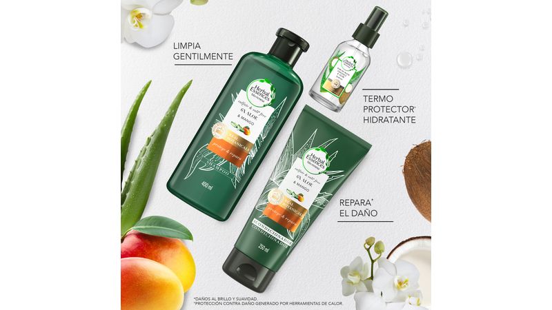 Shampoo Herbal Essences Bio Renew 6X Aloe & Mango x 400 ml