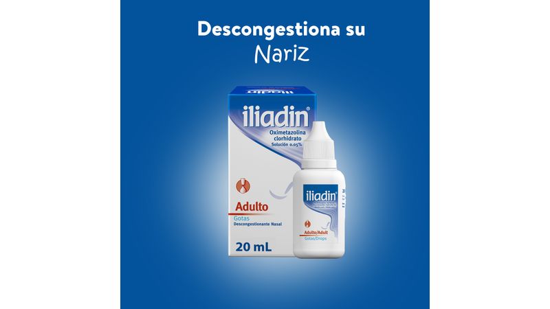 Comprar Descongestionante Nasal Iliadin Adulto en Gotas 20 ml, Walmart  Guatemala - Maxi Despensa