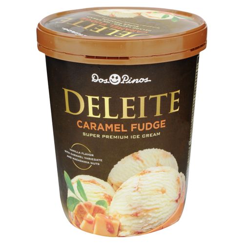 Helado Dos Pinos Deleite Caramelo Fudge - 565 g