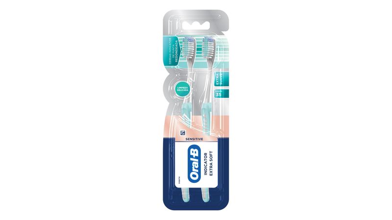 Comprar Cepillo Dental Oral-B Sensitive Indicator Extra Soft 2 Unidades