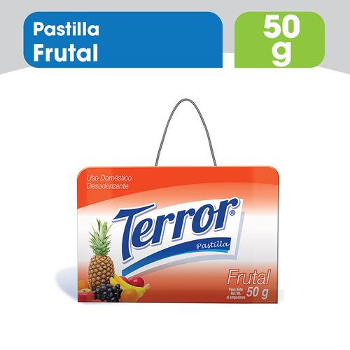 Pastilla Desodorante Terror frutal - 50 g