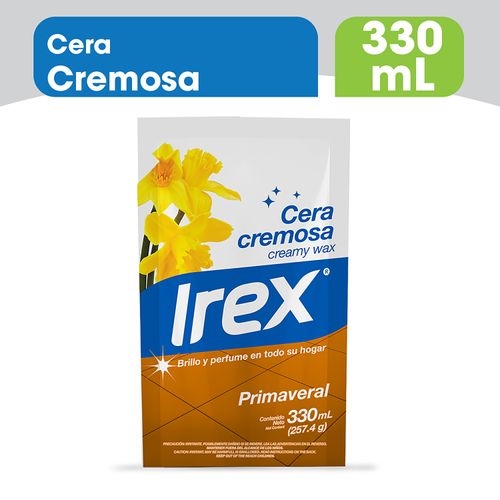 Cera Cremosa Amarilla Irex Doypack -330ml