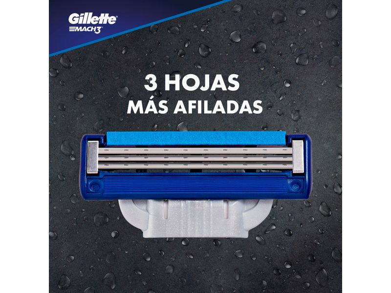 Afeitadora-Recargable-para-hombre-Gillette-Mach3-Turbocon-banda-lubricante-30-m-s-grande-1-unidad-7-29490