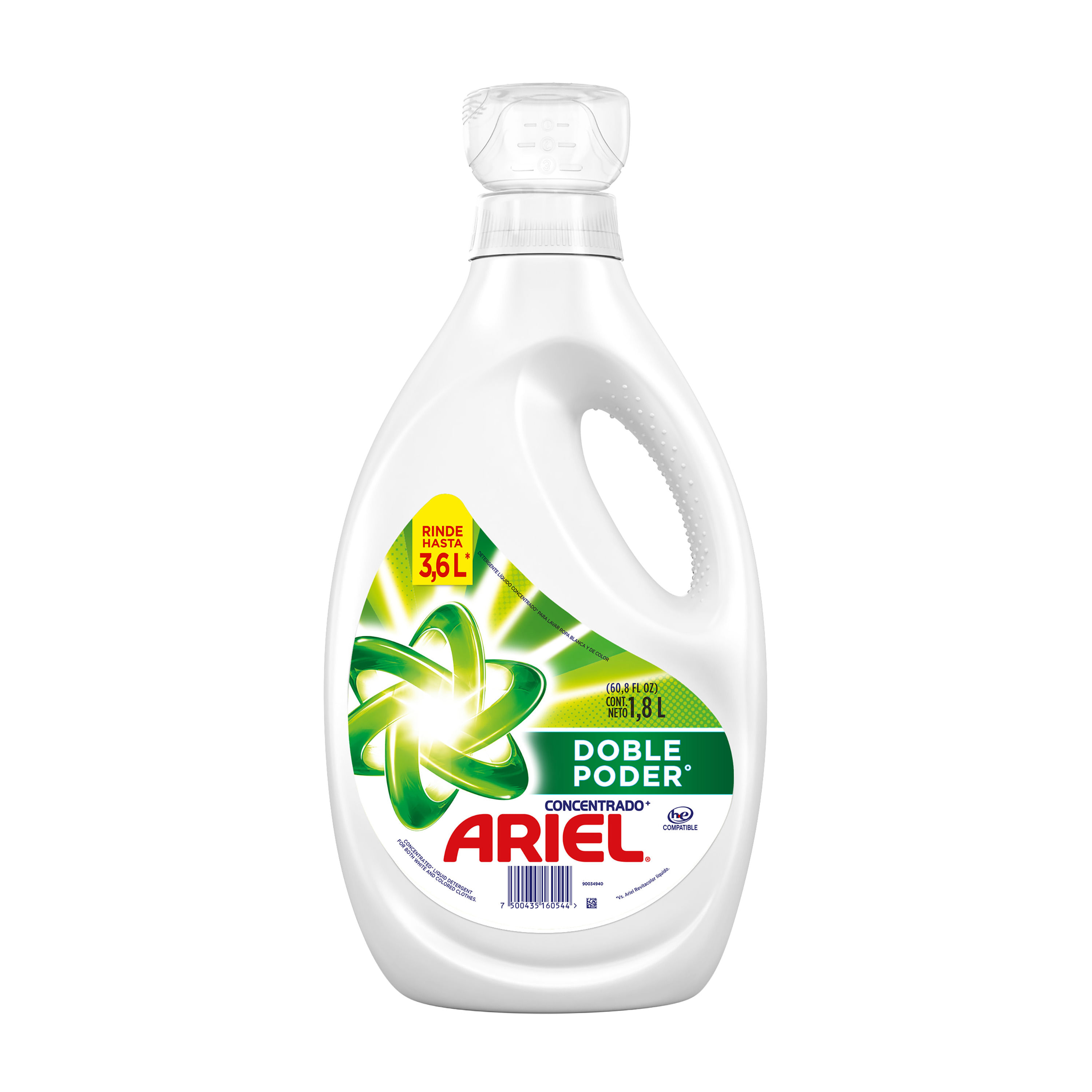 Detergente Líquido Ariel Doble Poder 3L - Justo Súper a Domicilio