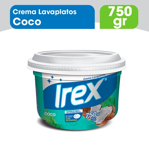 Lavaplatos Irex Crema Coco -750gr