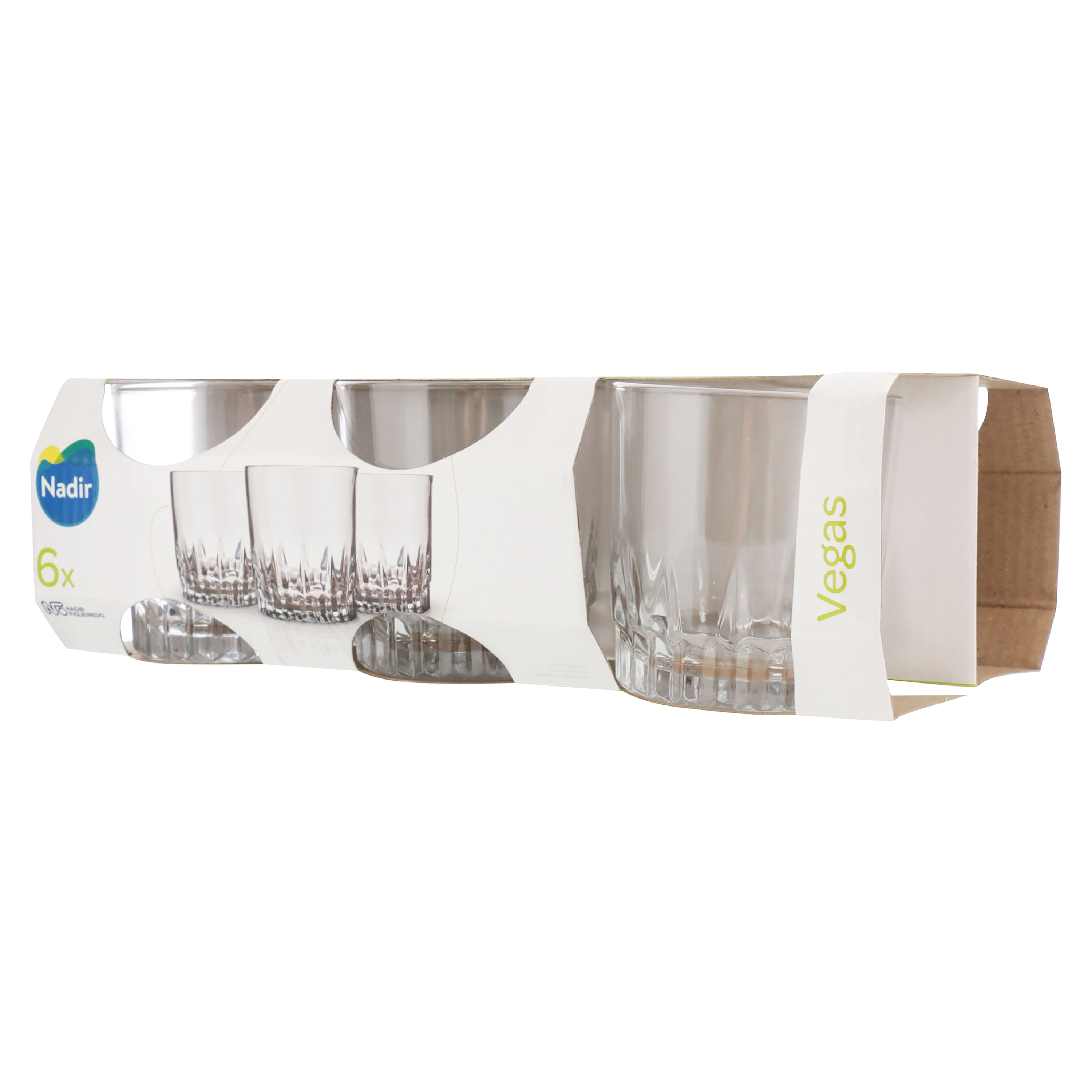 Comprar Set De 12 Vasos Mainstays Vidrio 300Ml Y 270Ml