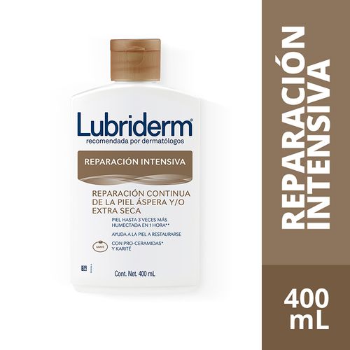 Crema Corporal Lubriderm Reparación Intensiva, Piel Áspera O Extra Seca - 400ml